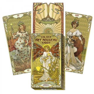 Golden Art Nouveau Tarot - Karty (eng)